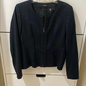 Tahari Black Blazer Tailored Suit Jacket